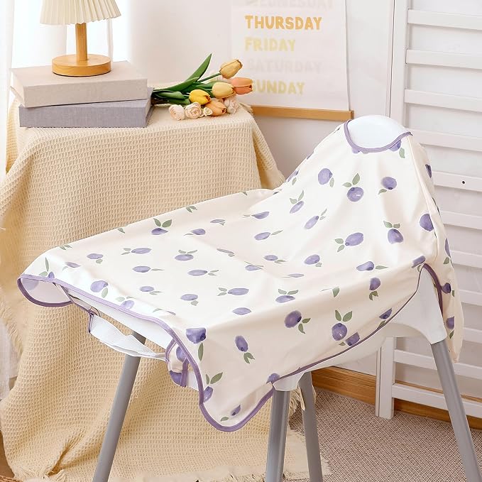 Happy Flute Long Sleeve Baby Bib-Mess Proof Baby Feeding Bibs - Image 3