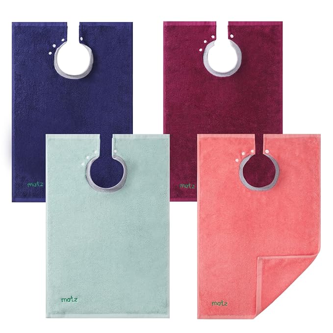 MATZ Terry Towel Snap On Toddler & Baby Bibs | by MATZProductsLLC