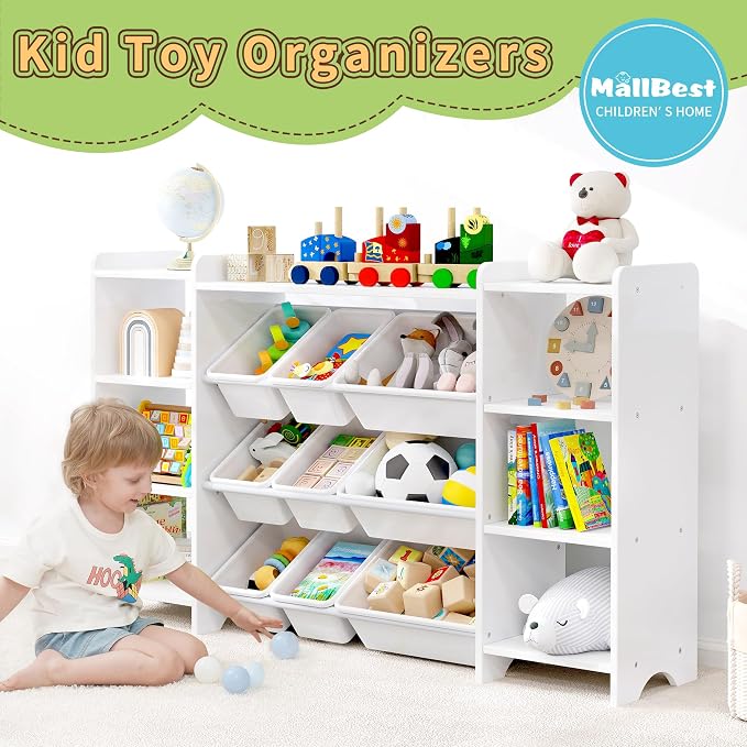 MallBest 4-Tier Kids' Toy Storage Organizer Shelf - Image 4