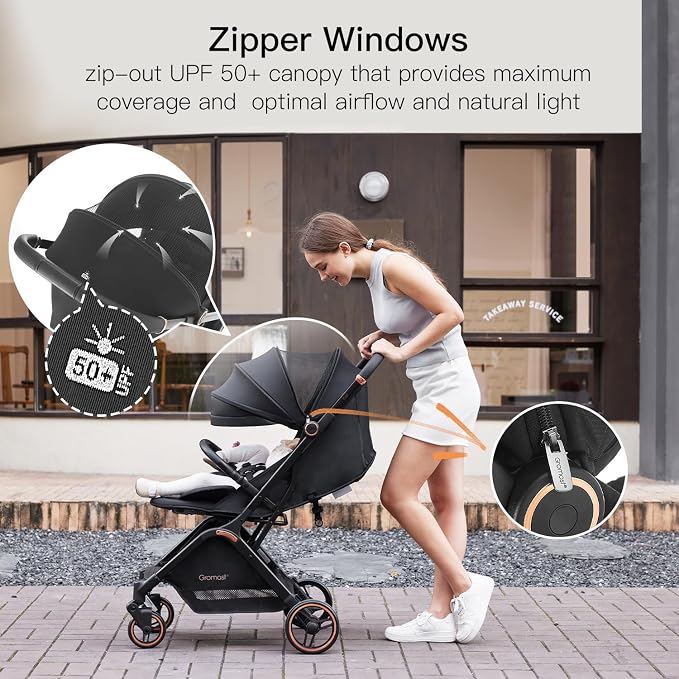 Gravity Folding Baby Stroller - Image 5