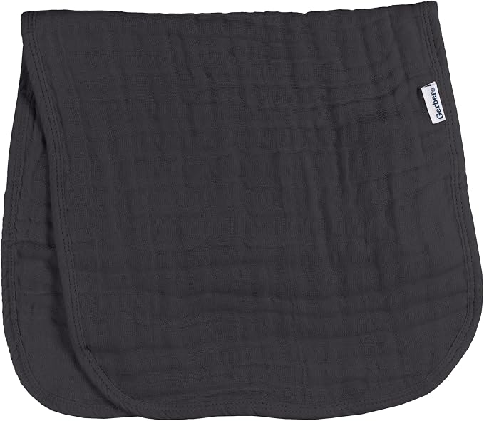 Gerber Baby Unisex Muslin Burp Cloths 6-Pack, Large Size 20" x 10" - Image 7
