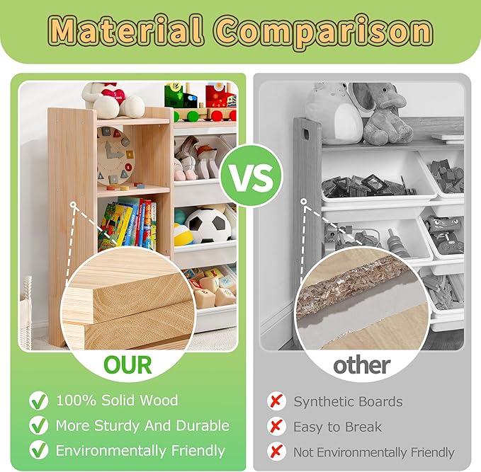 MallBest 4-Tier Kids' Toy Storage Organizer Shelf - Image 5