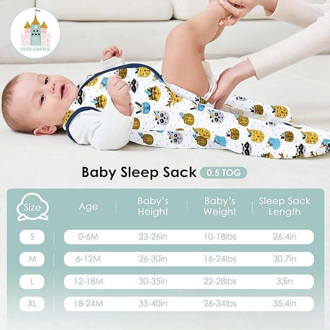 Cute Castle Baby Sleep Sack 6-12 Months - Image 4