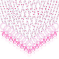 Chengu 100 Pcs Baby Shower Pacifiers Necklace, Acrylic Pacifiers Necklace Charm by CHENGU