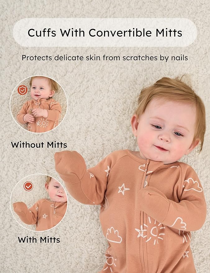 Yoofoss Baby Pajamas 100% Cotton Baby Sleepers - Image 4