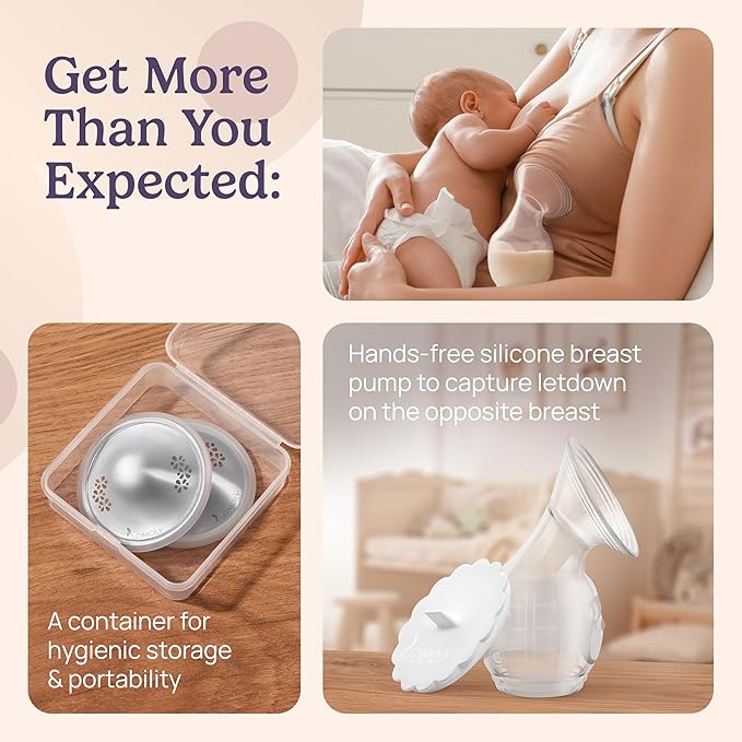 Silver Nipple Covers Breastfeeding: Pure 999 Silver Nipple Shield | Silver - Image 4