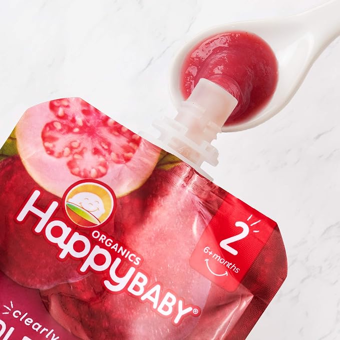 Happy Baby Organics Stage 2 Baby Food Pouches, Gluten Free, Vegan & Healthy - Image 5