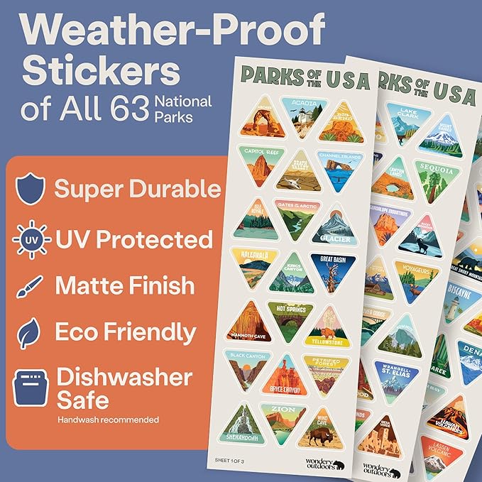 Wondery The Original Parks of the USA® Wide Mouth Adventure Bucket List Bottle - Image 4