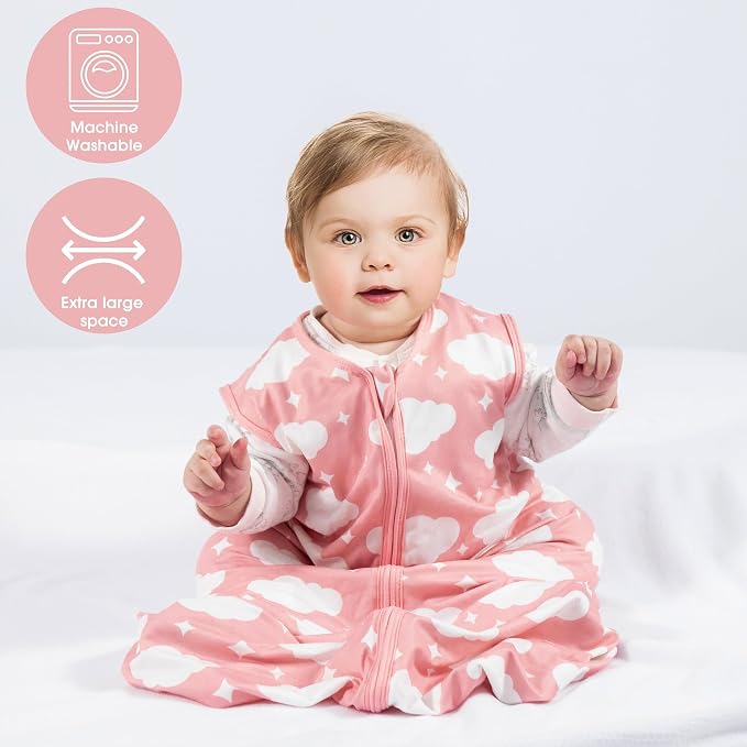 Baby Sleep Sack 18-24 Months Baby Wearable Blanket 100% Rayon Cotton 2-Way - Image 2