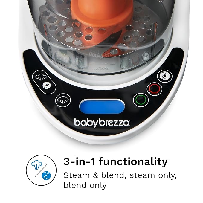 Baby Brezza One Step Baby Food Maker Deluxe – Auto shut Off, Dishwasher Safe - Image 5