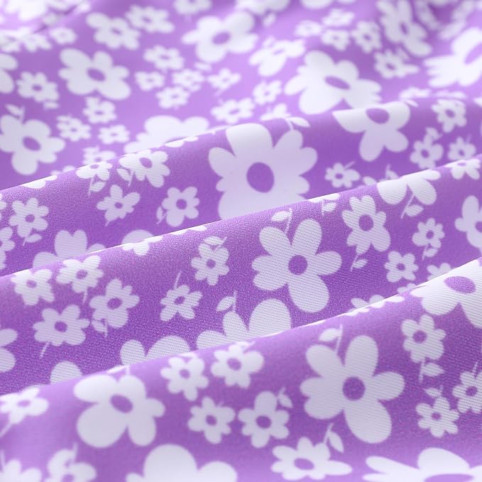 Infant Baby Girl Swimsuit One-Piece Long Sleeve Rash Guard - Image 7