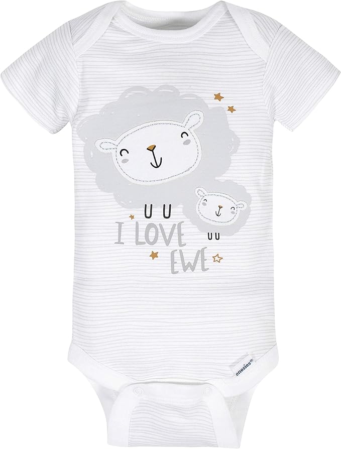Gerber unisex-baby 8-pack Short Sleeve Onesies Bodysuits - Image 2