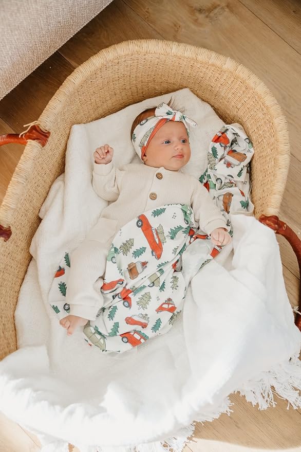 Copper Pearl Large Premium Knit Baby Swaddle Receiving Blanket Griswold - Image 6