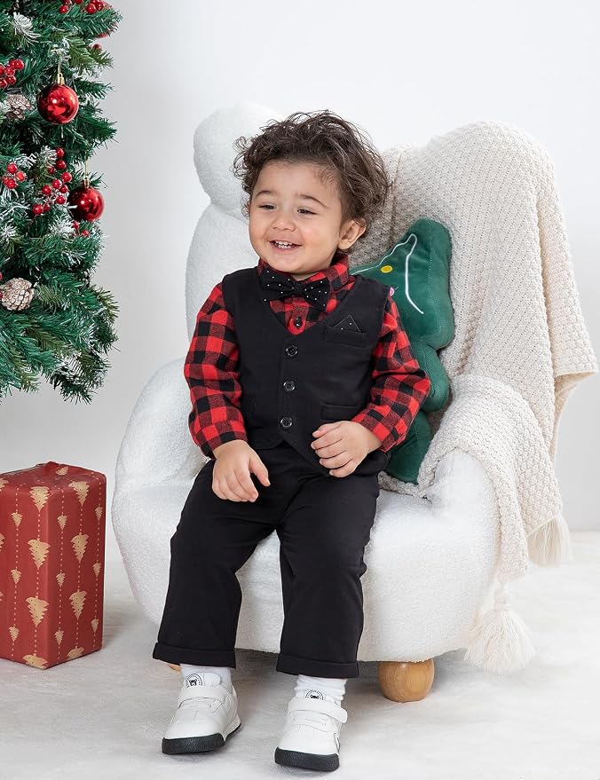 A&J DESIGN Baby Boy Suits Clothes Infant Toddler Formal Gentleman Outfits - Image 3