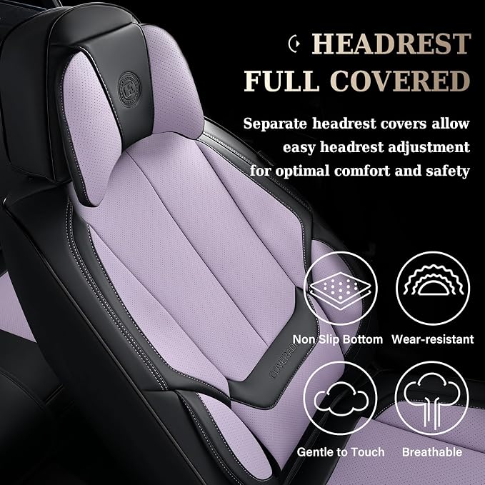 Coverado Universal Seat Covers Full Set, 5 Seats Universal Seat Covers - Image 7