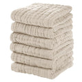 Muslin Baby Washcloths 6 Pack, 100% Cotton Wash Cloths by Unnivoll