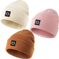3 Packs Baby Beanie Cute Toddler Beanies Kids Winter Hat Boys Girls Warm Knit by FHJAX
