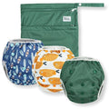 Nora's Nursery Reusable Swim Diapers and Wet Bag by NorasNursery