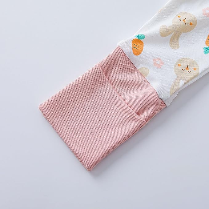 pureborn Baby Infant Boys Girls Sleeper Snug Fit Viscose from Bamboo Pajamas - Image 7