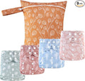 HappyFlute 9 Sets Newborn Baby Cloth Pocket Diapers One Size Adjustable Reusable by Unknown