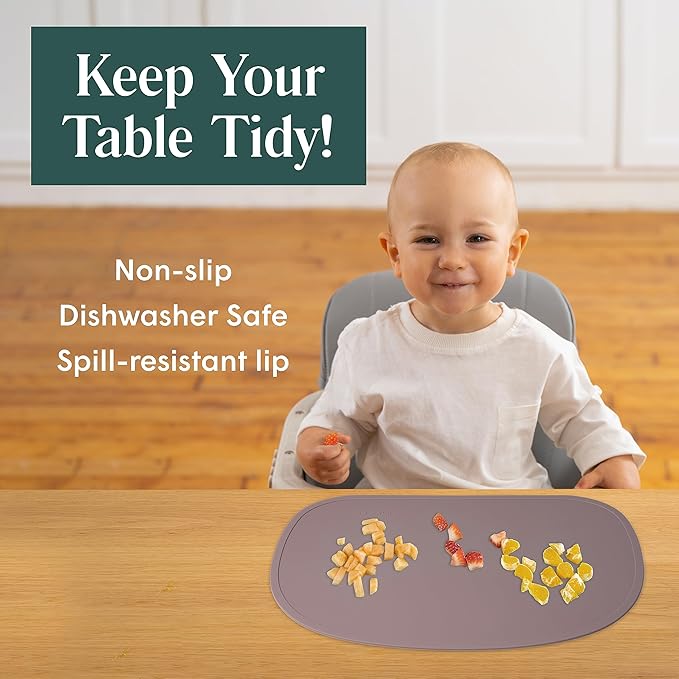 Simka Rose Silicone Baby Placemats That Stick to Table - Image 2