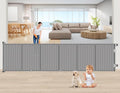 Upgrade 150 inch Retractable Baby Gates, EZIGO Extra Wide Baby Gate by EZIGO