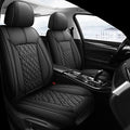 Pariitadin Leather Car Seat Covers Front Pair, Waterproof Breathable Faux by Pariitadin