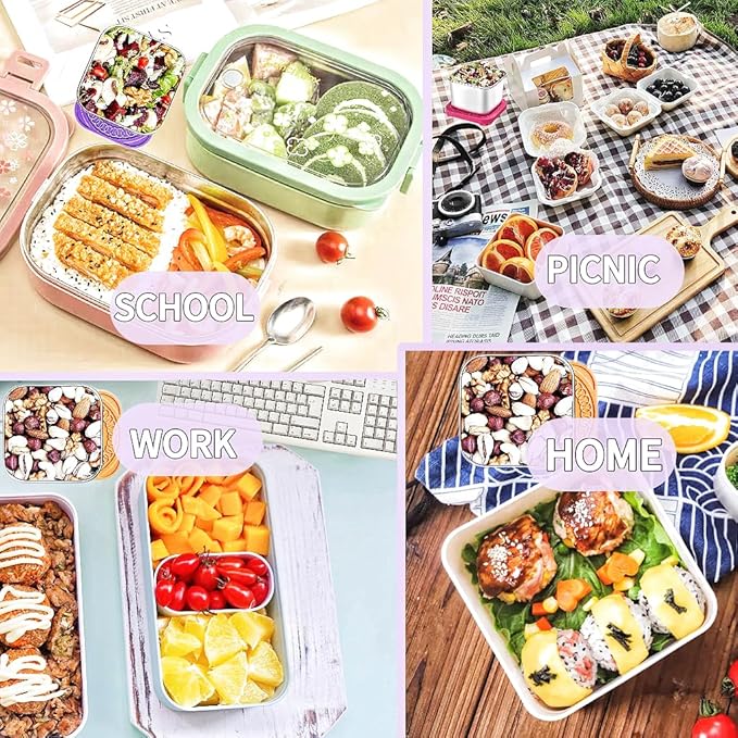 6Pack Stainless Steel Snack Containers - Image 6