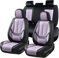 Coverado Car Seat Covers Full Set, Car Seat Protector Waterproof, Nappa Leather by COVERADOAUTO