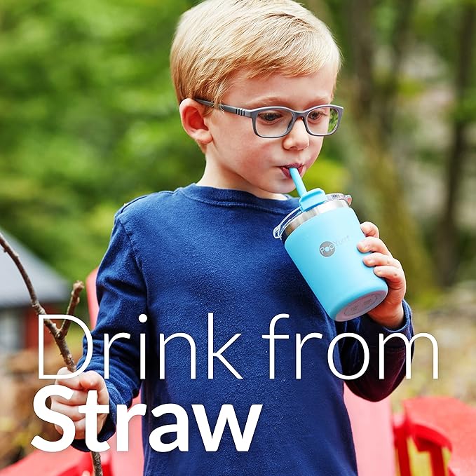 PopYum 9oz Insulated Stainless Steel Kids’ Cups - Image 2