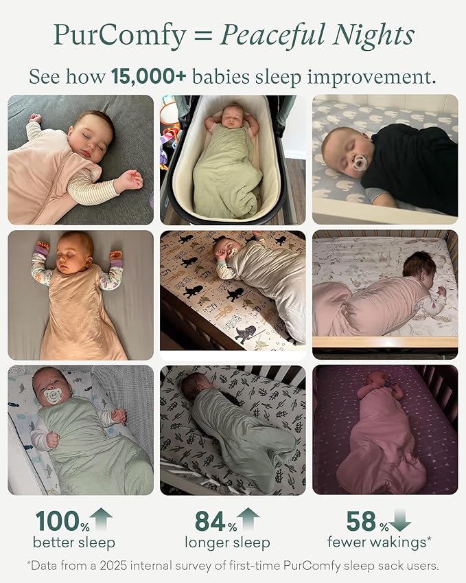 PurComfy Supersoft Sleep Sack 1.0 TOG, Premium Bamboo Viscose Baby Sleeping Bag - Image 3