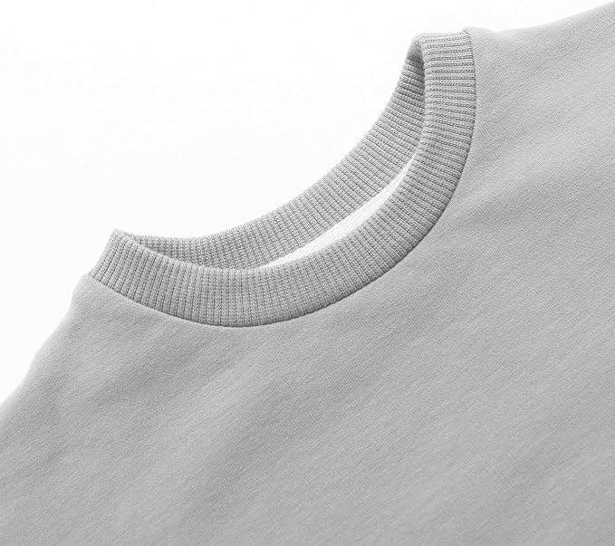 Bafeicao Baby Boy Girl Sweatshirt Romper Organic Cotton Solid Color Long Sleeve - Image 2