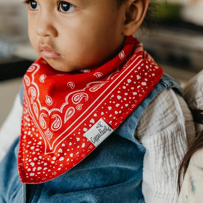 Copper Pearl Baby Bandana Drool Bibs - Image 9