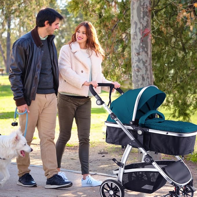 Baby Stroller, 2-in-1 Reversible Toddler Seat - Image 8