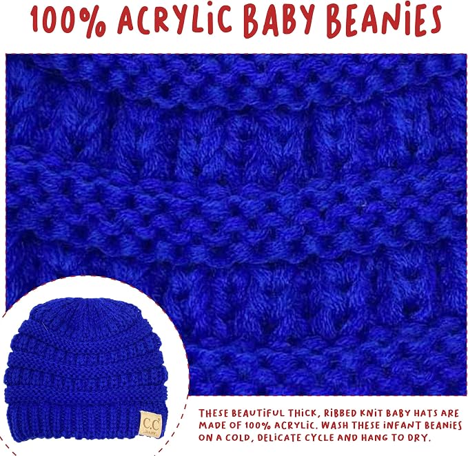 Funky Junque Baby Winter Hat – Cute Newborn Hats, Cozy Warm Infant Beanie - Image 6