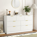 7 Drawers Dresser for Bedroom, Modern Chest of Drawers, Wood TV Stand Storage by Provideyouwithbestproduct%EF%BC%81