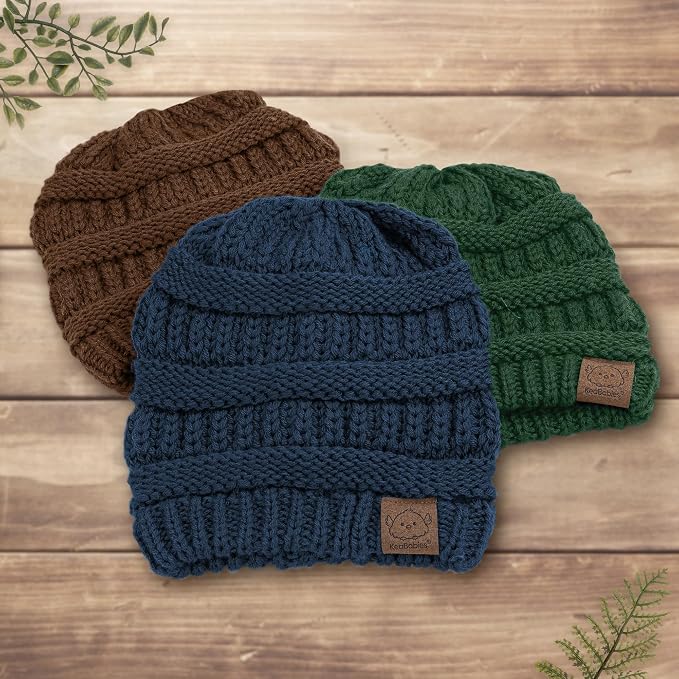 3-Pack Baby Beanies for Boys, Girls - Image 9