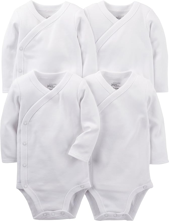 Simple Joys by Carter's unisex-baby 4-pack Side Snap Bodysuit by SimpleJoysbyCarters