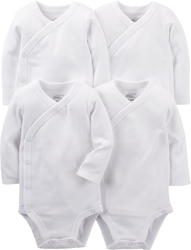 Simple Joys by Carter's unisex-baby 4-pack Side Snap Bodysuit by SimpleJoysbyCarters