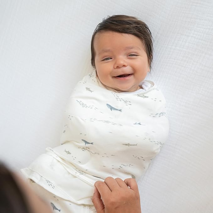 HALO 100% Cotton Sleepsack Swaddle, 3-Way Adjustable Wearable Blanket, TOG 1.5 - Image 2