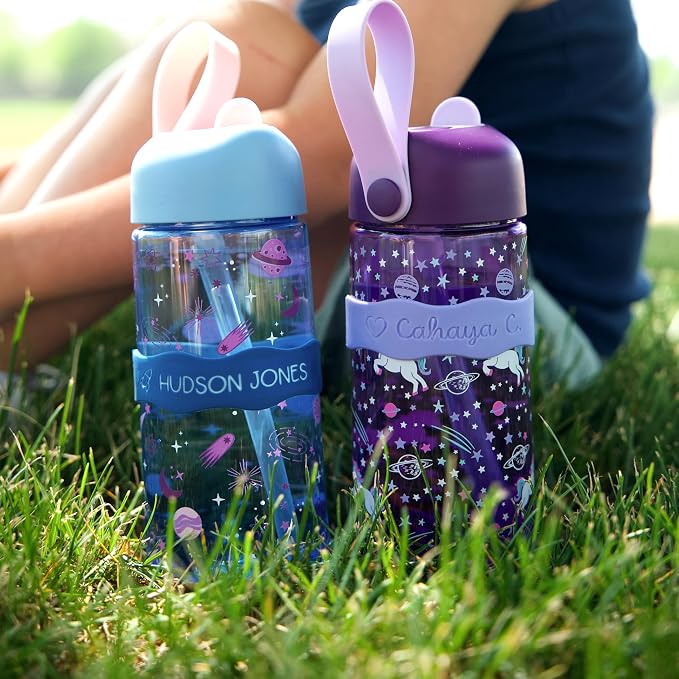 InchBug Orbit Labels Baby Bottle and Water Bottle Silicone Name Bands – - Image 6
