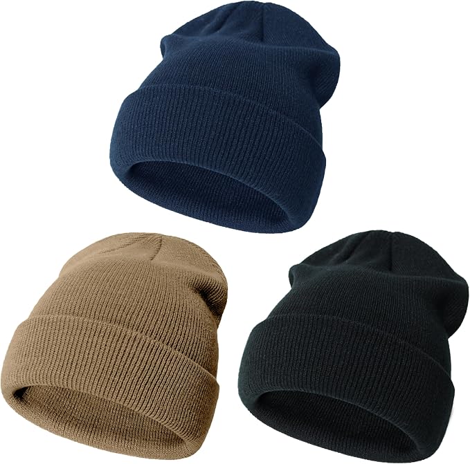 YMYDYFC Baby Beanie 3Pack Toddler Beanie Infant Knit Hat Baby Winter Hats by YMYDYFC