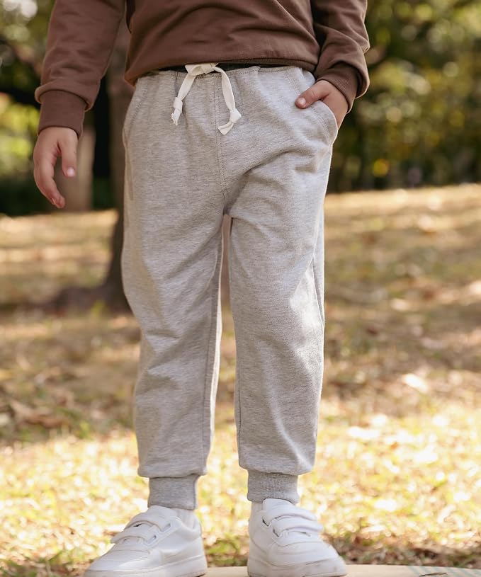 GFQLONG 3 Pack Toddler Boys Sweatpants Kids Active Jogger Pants - Image 3