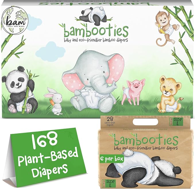 Bamboo Baby Diapers, Totally Chlorine Free by BambootiesFamily