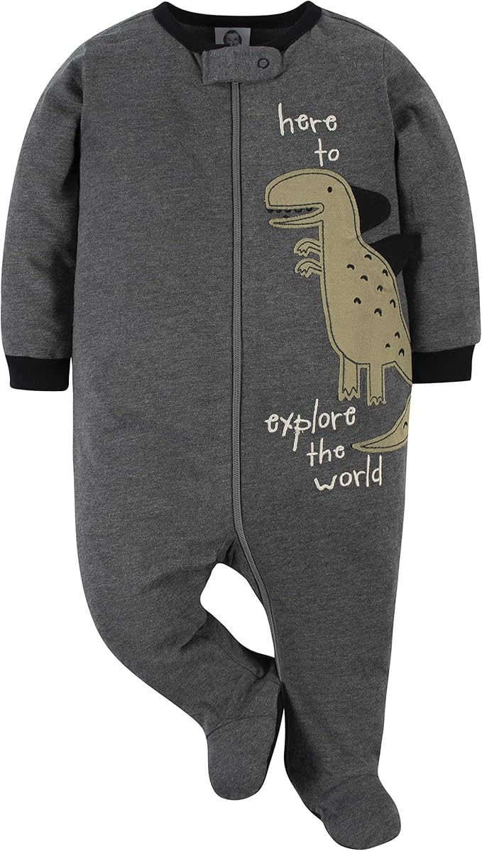 Gerber Baby Boys 4 Pack Sleep 'N Play Footie - Image 2