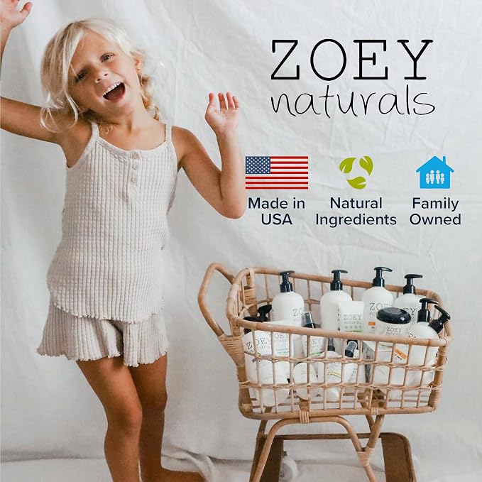Absolutely Natural Zoey Naturals Fragrance-Free Head to Toe Baby & Toddler Wash - Image 4