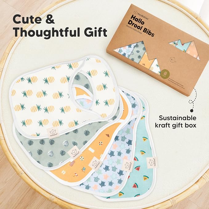 8-Pack Baby Bibs for Boys, Girls - Image 9