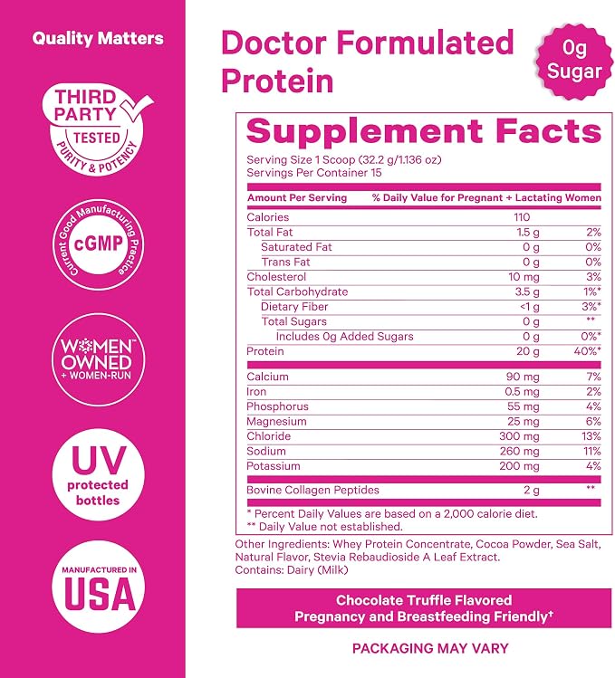 Pink Stork Pregnancy & Postpartum Protein Powder - Image 3