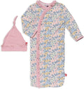 Magnetic Me Modal Newborn Sleeper Gown & Hat Set | Silky Soft Modal Fabric by magneticme
