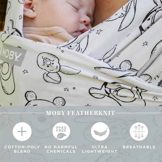 Moby Baby Wrap Carrier Featherknit - Image 4